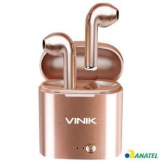 Imagem de Fone De Ouvido Bluetooth Easy W1+ Tws True Wireless - Dourado - Vinik