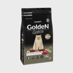 Imagem de Ração Golden para Gatos Adultos Castrados Sabor Carne 1kg