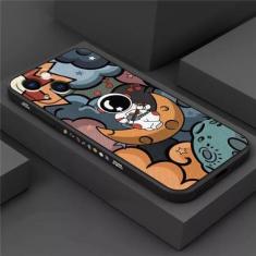 Imagem de Capa para samsung s23 ultra s22 plus s21 fe espaço astronauta capa de telefone para galaxy a14 a34 a54 a13 a33 a53 a32 a52 casos, 1, para s21 plus