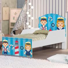 Imagem de Mini Cama Capitão Marinhos Meninos Com Colchão