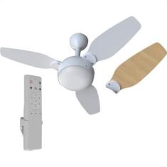 Imagem de Ventilador Teto Ventisol Legacy 3 Pas Branco/Pinos Com Controle Remoto