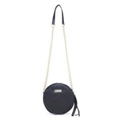 Imagem de Bolsa Feminina Transversal Redonda Elegância e Versatilidade 0300 (Preto)