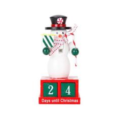 Imagem de ZJEFUNS Conjunto de enfeites de quebra-nozes de madeira, bonecos de quebra-nozes de soldado para decoração de mesa de árvore de Natal, presentes de Natal.