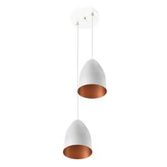 Imagem de Pendente Cone Bala Sadan Aluminio Duplo /Cobre