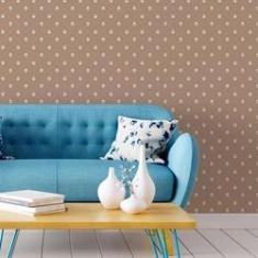 Imagem de Papel De Parede Adesivo Patinhas Marrom N06176 Rolo 0,58X3M