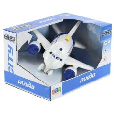 Imagem de Avião De Brinquedo Infantil - Emite Luzes E Sons - Bbr Toys