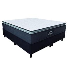 Imagem de Cama Box Casal King Gazin Colchão Molas Ensacadas Pillow Top Maximus 1