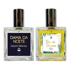 Imagem de Kit Perfumes Dama da Noite + Jasmim + Brinco 4mm