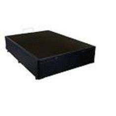 Imagem de Cama(Box Casal+Colchão Mola) 13818826 Sintético Preto - Semik Colchões