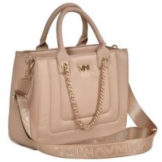 Imagem de Bolsa Tote Via Marte Quadrada Alça de Mão Fixa e Alça Longa Ajustável B2-517-Feminino