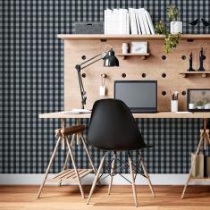 Imagem de Papel De Parede Adesivo Xadrez   N06098 0,58X3,00M