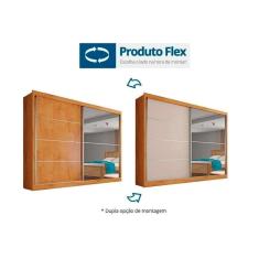 Imagem de Guarda Roupa Casal 2 Portas E 4 Gavetas Verona Plus Peroba/Off White/Peroba - Europa