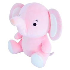Imagem de Pelucia Amigos do Coraçao Elefante Rosa DMT6460 - DMToys
