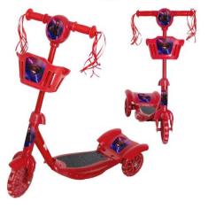 Imagem de Patinete Infantil Masculino Ajustável Vermelho Superman Led