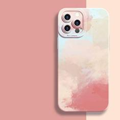 Imagem de Capa de pintura em aquarela para iPhone 11 12 13 14 Pro Max Mini XR XS X 7 8 Plus SE 2020 Rainbow à prova de choque Tpu macio capa de silicone, 5, para iPhone 7 8 Plus