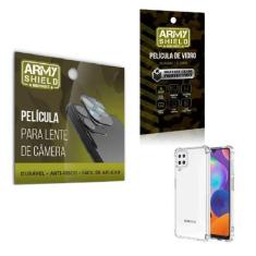 Imagem de Película De Câmera E Tela Samsung M62 E Capinha Anti Shock - Armyshiel