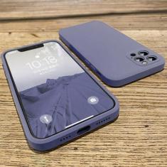 Imagem de Capa para iphone 13 pro silicone líquido quadrado capa de proteção de lente completa, cor cinza espaço, para iphone 13 pro