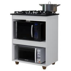 Imagem de Balcão para Cooktop 4 Bocas Turim Branco - Kaiki