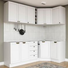 Imagem de Cozinha Modulada 8 Peças Sem Tampo Arizona Cabecasa Madeiramadeira