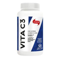 Imagem de Kit 2 Vita C3 Vitamina C Vitafor 120 cápsulas