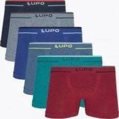Imagem de Kit Cueca Lupo Boxer Fio Texturizado Ref. 733 Kit Com 5 Cores