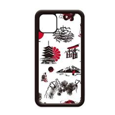 Imagem de Capa japonesa Sakura Pine Mount para iPhone 12 Pro Max para Apple Mini Mobile Case Shell