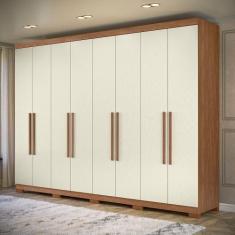 Imagem de Guarda Roupa Casal Grande Master New 8 Portas 4 Gavetas C/ Pes  Santos