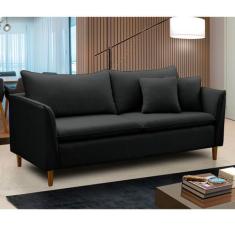 Imagem de Sofá Living Kassia 2 lugares 1,84m Grafite LansofBr - Lansof Brasil