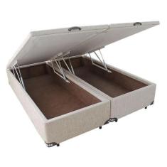 Imagem de Cama Box Cosmopolita Baú Universal Bipartido Queen Size Lyon Blanc 158