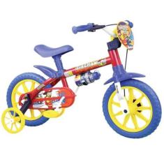 Imagem de Bicicleta Nathor Fire Man Masculino Aro 12 Vermelho/Azul