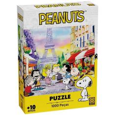 Imagem de Puzzle Quebra Cabeça Snoopy Peanuts 1000 Peças 04426 Grow