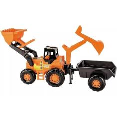 Imagem de Trator Super Truck Infantil Com Caçamba Móvel