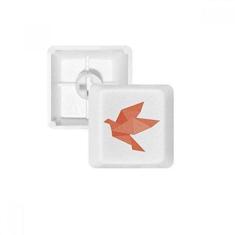 Imagem de Origami Red Bird teclado mecânico padrão abstrato PBT kit de atualização para jogos