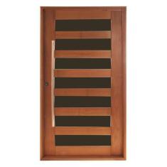 Imagem de Porta Madrid Sem Vidro Montada Em Madeira Maciça Tauari - Mapaf