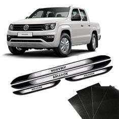 Imagem de Kit Soleira Da Porta Amarok Com Black Over Resinado