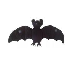 Imagem de Morcego De Pelúcia Preto 25 Cm Antialérgico - Mirante Brasil