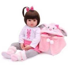 Roupa Para Boneca Bebe Reborn Coelho Com Bolinha Rosa - Shiny Toys - Bonecas  - Magazine Luiza