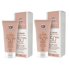 Imagem de Anasol CC Cream Protetor Solar Base Clareador Facial FPS 50 60g - Kit 2 unidades