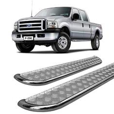 Imagem de Estribo F-250 Cabine Dupla Chapa Roda A Roda Cromado