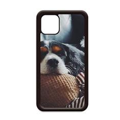 Imagem de Lazy Dog Animal Imagem Sentimental para iPhone 12 Pro Max Capa para Apple Mini Mobile Case