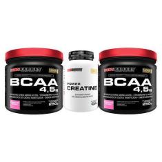 Imagem de Kit 2X Bcaa Powder 4.5 250G + Power Creatina 100G - Bodybuilders