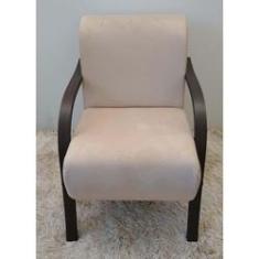 Imagem de Poltrona Decorativa Iza Sued Bege - Inex