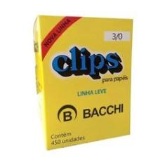 Imagem de Clips galvanizado NR 3/0 - com 450 unidades - Bacchi