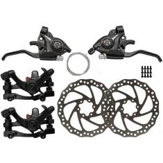 Imagem de Pinças Freio Disco + Alavanca Passador Rapid Fire 21V Bike