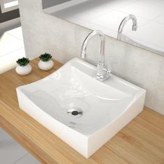 Imagem de Kit Cuba Q440 Com Torneira Luxo 1195 E Válvula 1 Pol. Compace 