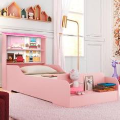 Imagem de Cama Casa Infantil Princesa Rosa