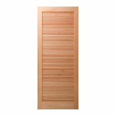 Imagem de Folha de Porta Maciça 210x80cm Eucalipto PM09 Veneziana Cruzeiro Portas Marroml