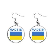 Imagem de Feito na Ucrânia Country Love Ear Pendente Brinco de prata Joia feminina