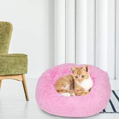 Imagem de Cama de Pelúcia para Gatos e Cachorros, Almofada Confortável para Inverno, Tapete Antiderrapante, Quente, Macio, Redondo, para Animais de Estimação, para Cães Pequenos e Gatos (xs)