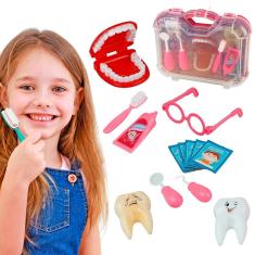 Imagem de Maleta Mini Doutor Kit Dentista Infantil 9 Peças - Paki Toys